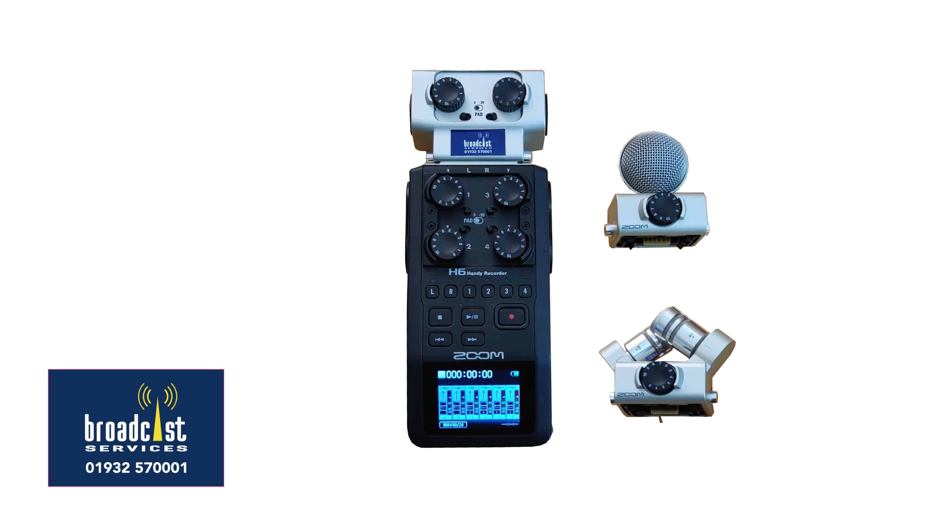 Hire now Zoom H6 Recorder Broadcast Services
